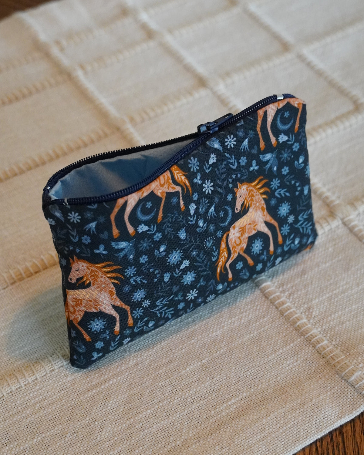 Hand Sewn Zipper POuch
